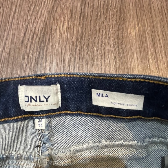 Only Mila Highwaisted Skinny Denim Jeans 29/ 34 - Picture 4 of 8